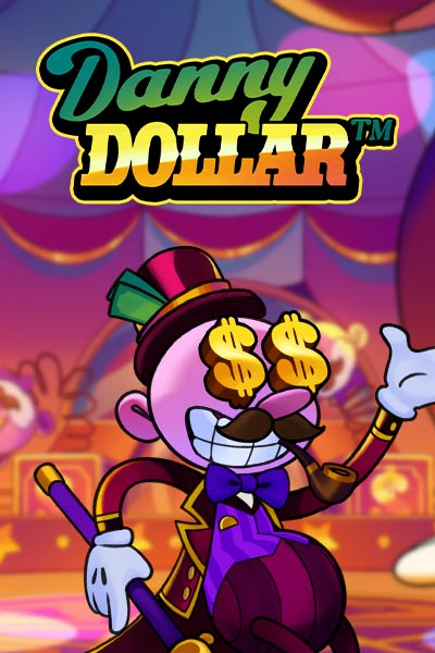 Interface de jeu Vegasino avec Danny Dollar